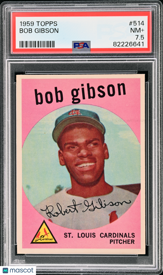 1959 Topps Bob Gibson #514 PSA 7.5