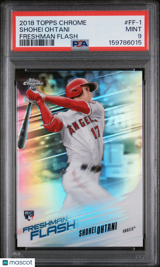 2018 Topps Chrome Freshman Flash Shohei Ohtani #FF-1 PSA 9