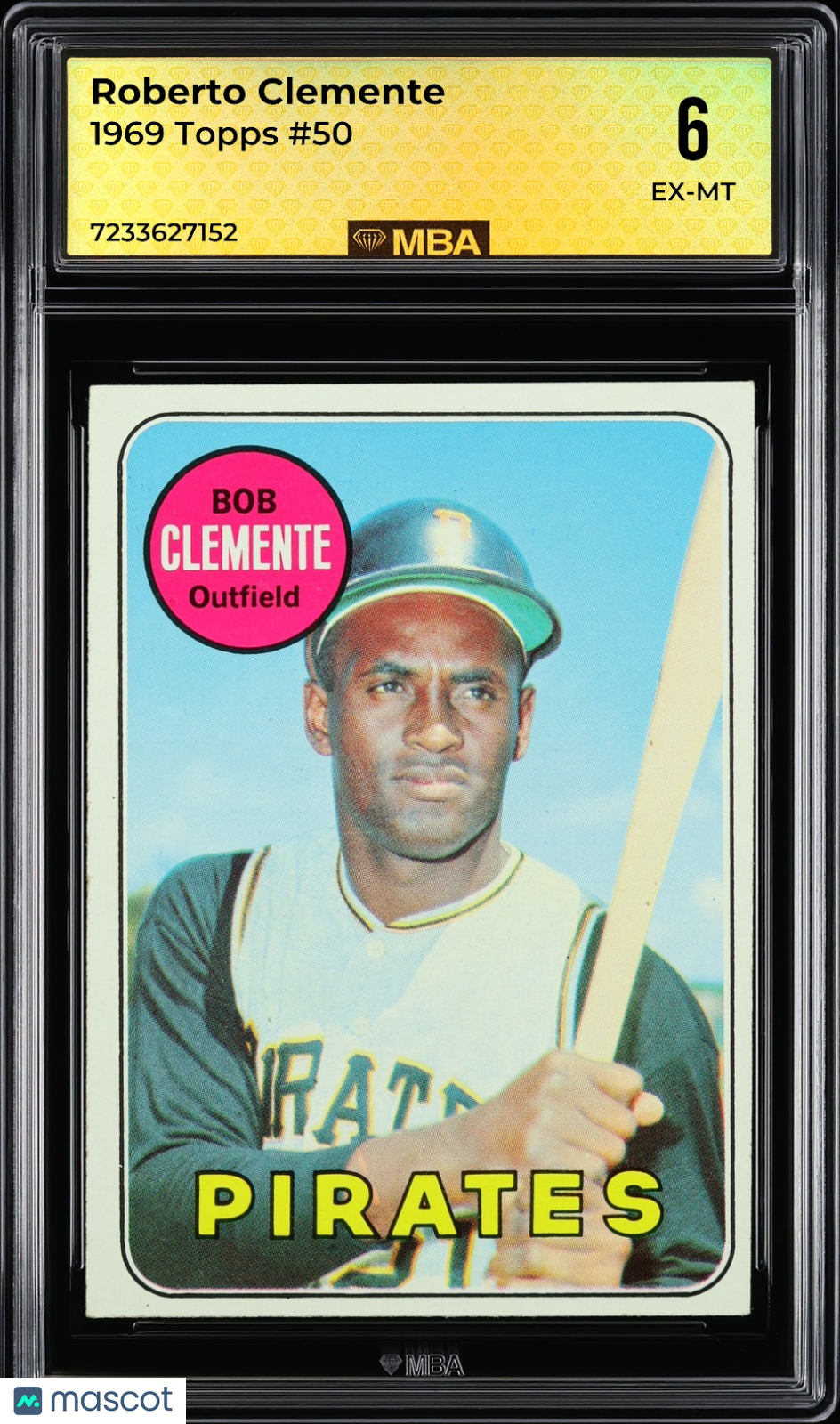 1969 Topps Roberto Clemente #50 MBA 6