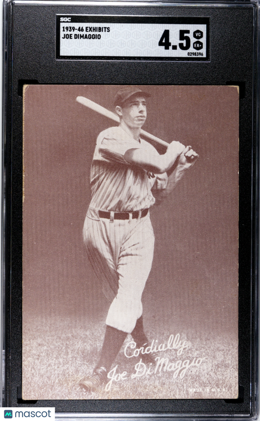 1939 Exhibits Joe Dimaggio SGC 4.5