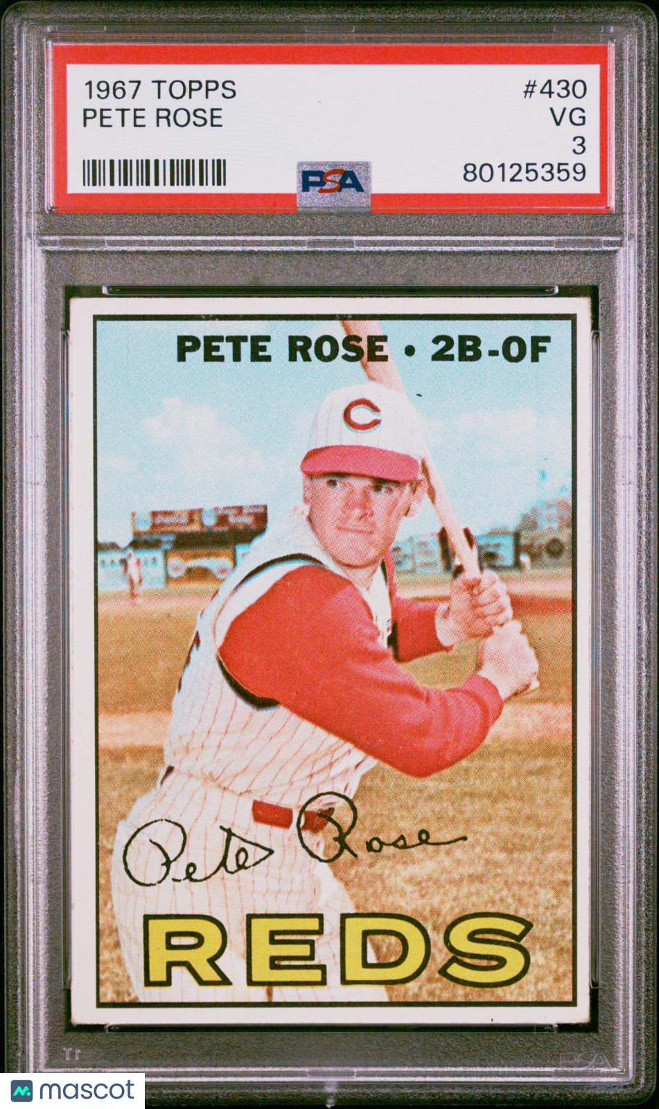 1967 Topps Pete Rose #430 PSA 3