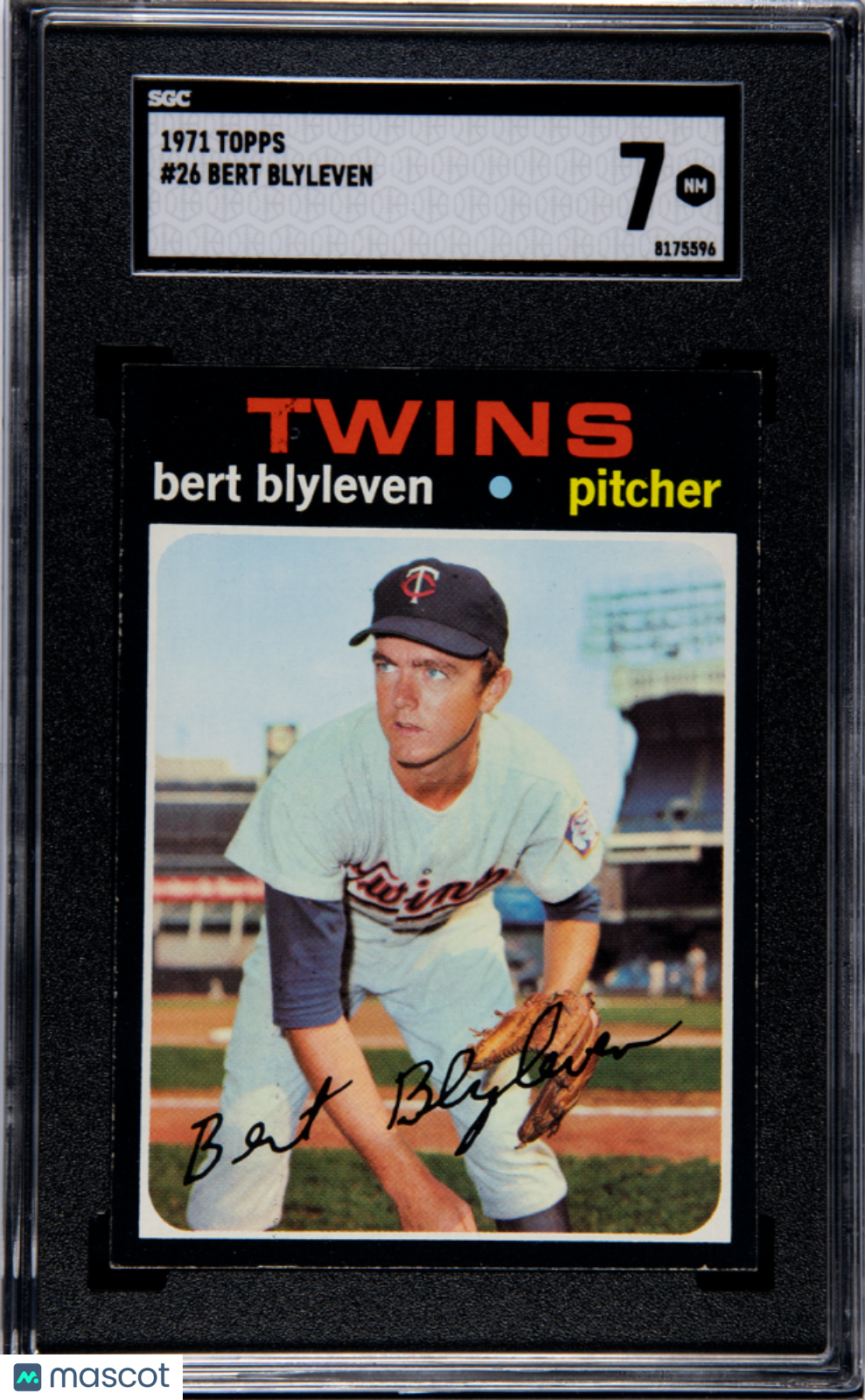 1971 Topps Bert Blyleven #26 SGC 7