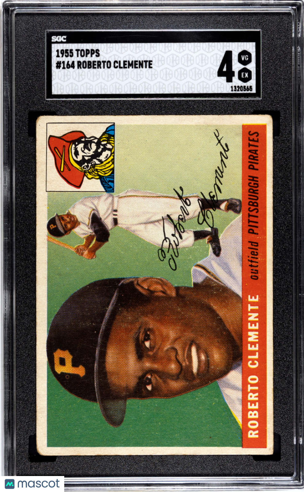 1955 Topps Roberto Clemente #164 SGC 4
