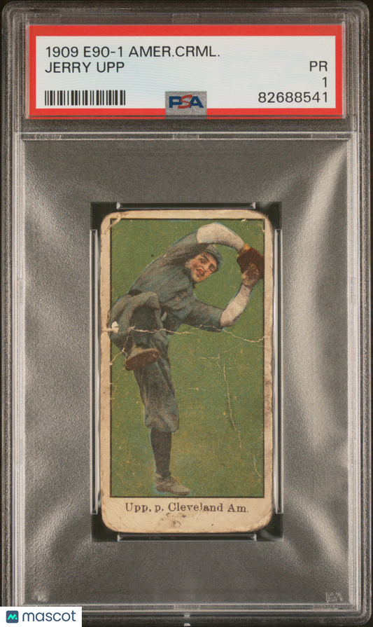 1909 E90-1 American Caramel Jerry Upp PSA 1