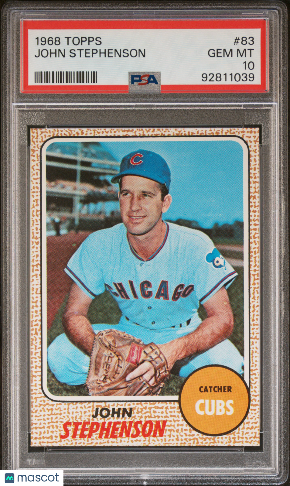 1968 Topps John Stephenson #83 PSA 10