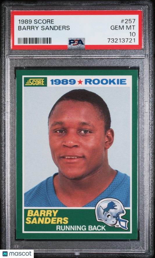 1989 Score Barry Sanders #257 PSA 10