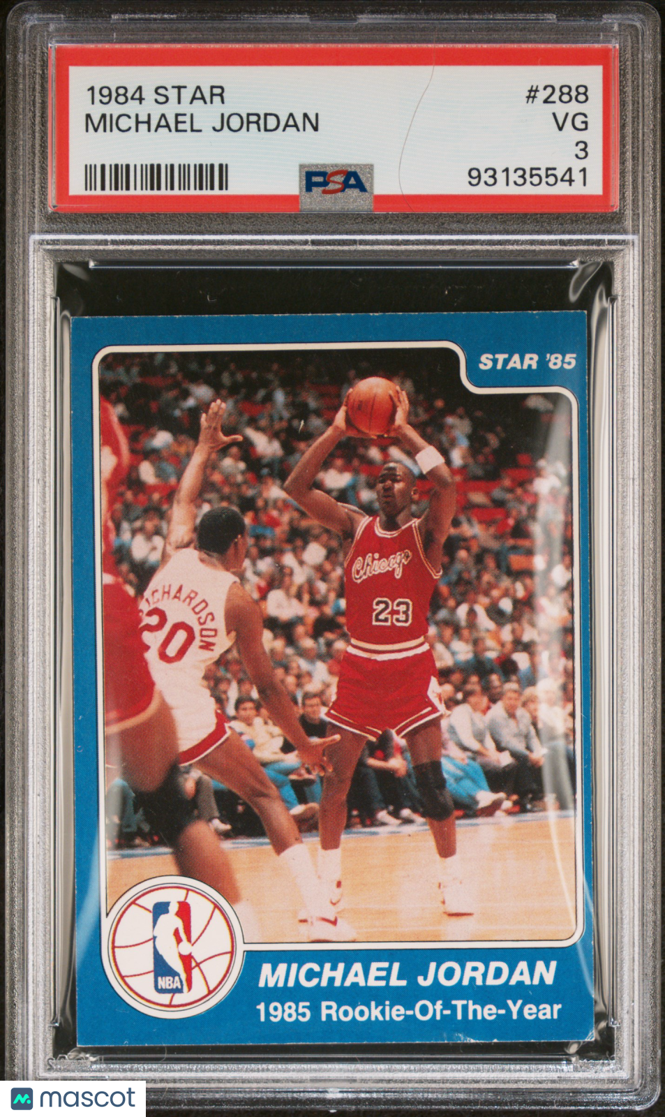 1984 Star Michael Jordan #288 PSA 3