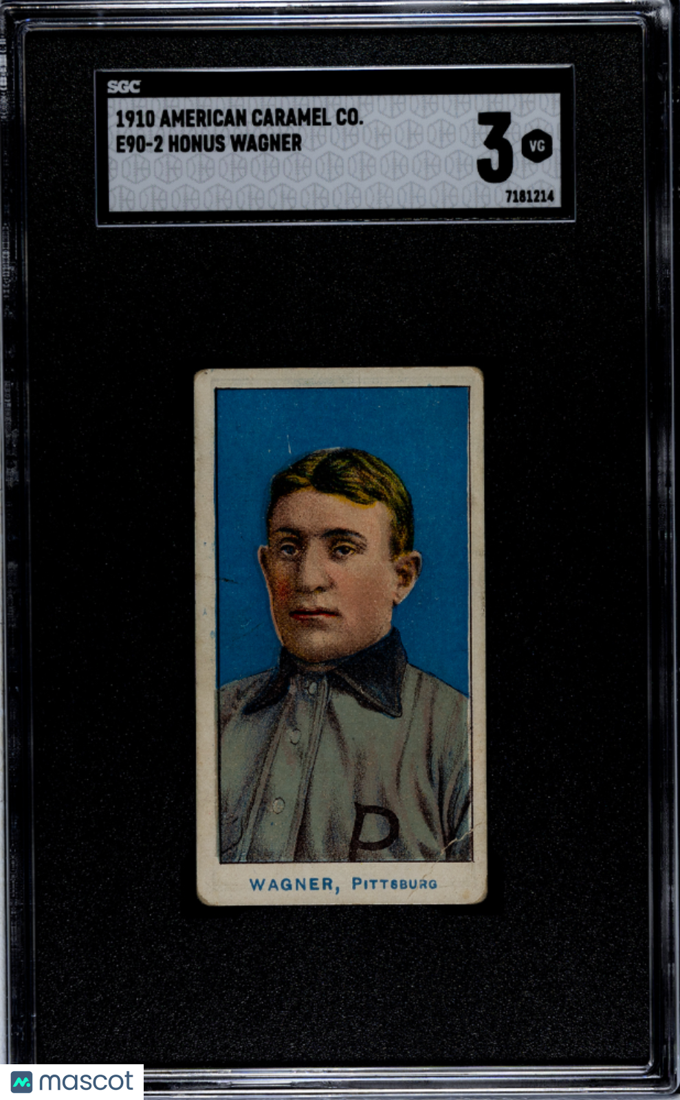 1910 American Caramel Co. (E90-2) Honus Wagner SGC 3