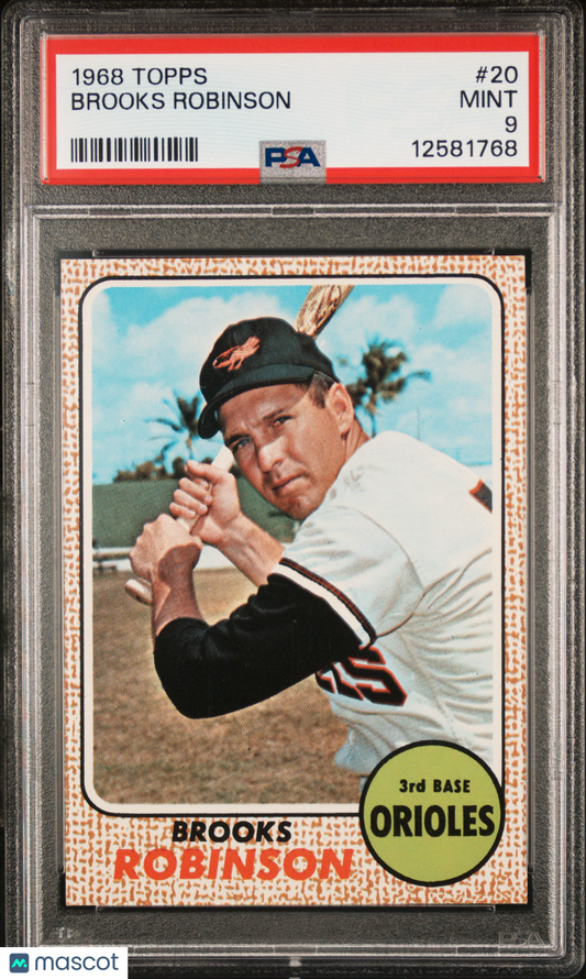 1968 Topps Brooks Robinson #20 PSA 9