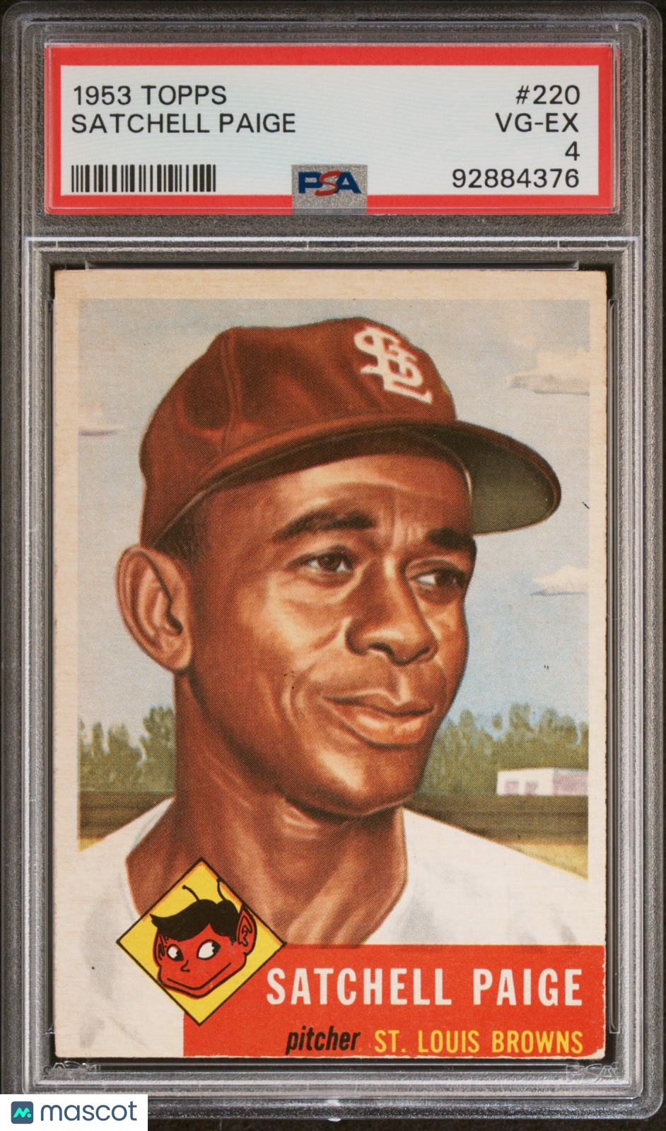 1953 Topps Satchell Paige #220 PSA 4