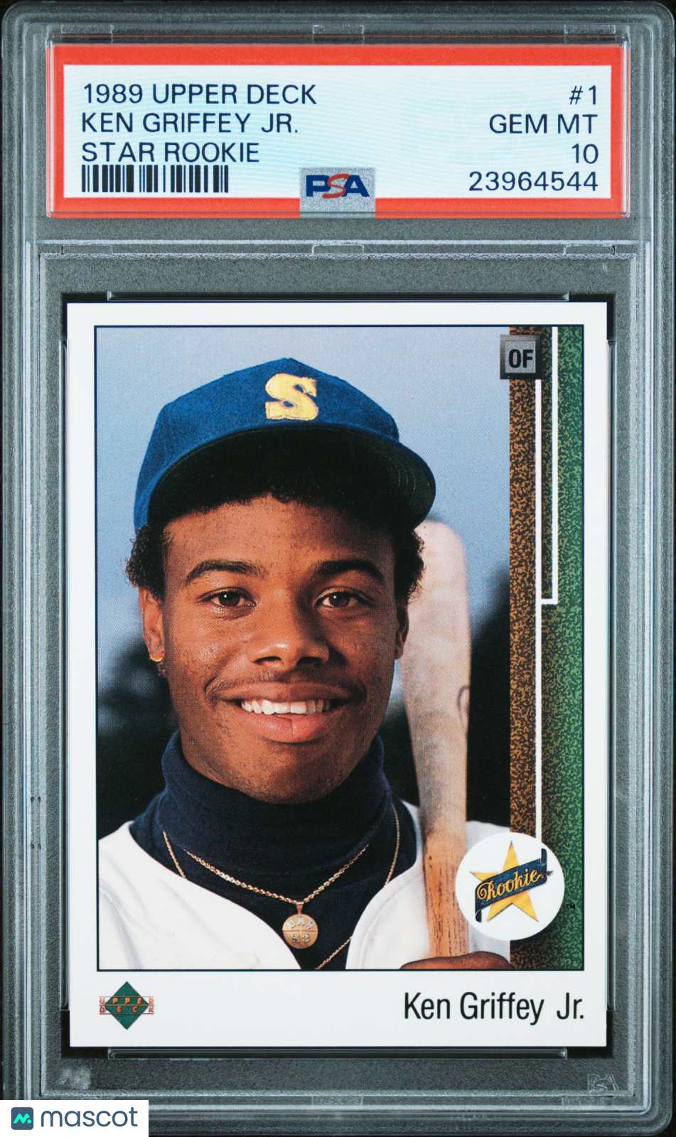 1989 Upper Deck Ken Griffey JR. #1 Star Rookie PSA 10