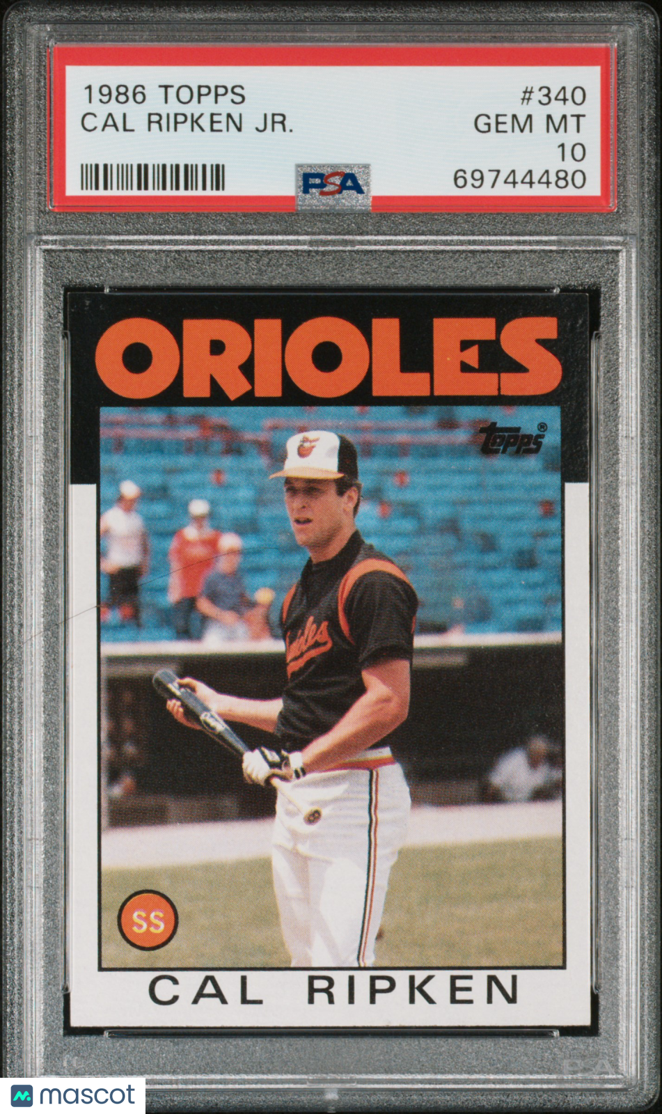 1986 Topps Cal Ripken JR. #340 PSA 10