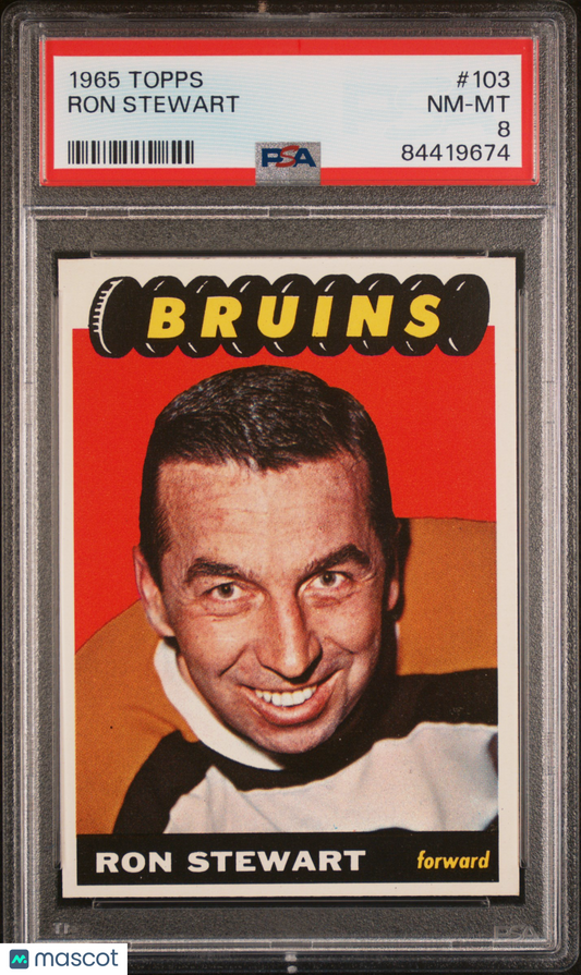 1965 Topps Ron Stewart #103 PSA 8