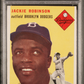 1954 Topps Jackie Robinson #10 PSA 6