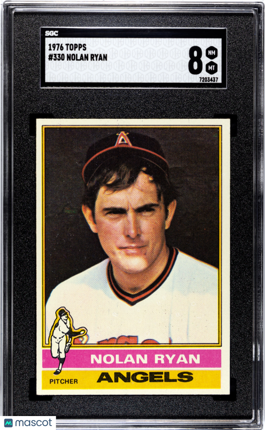 1976 Topps Nolan Ryan #330 SGC 8