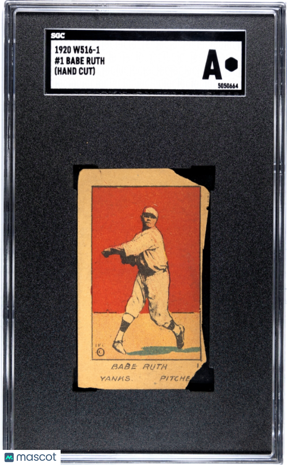 1920 W516-1 (W516-1) Babe Ruth #1 SGC A