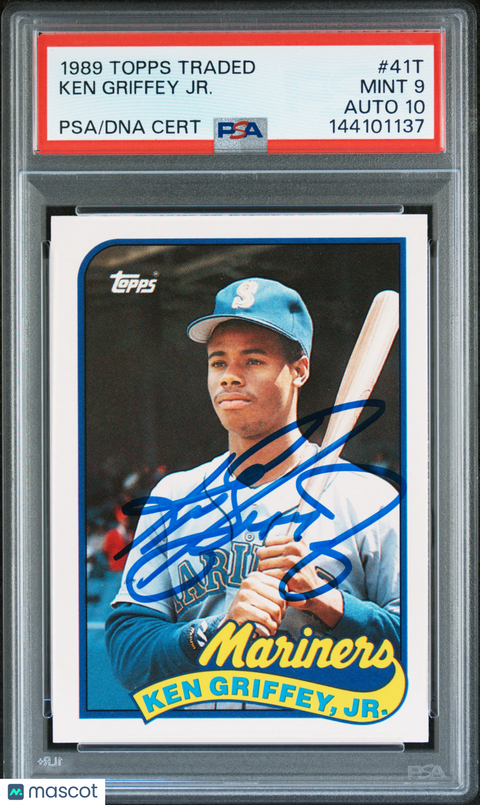 1989 Topps Traded Ken Griffey JR. #41T PSA 9