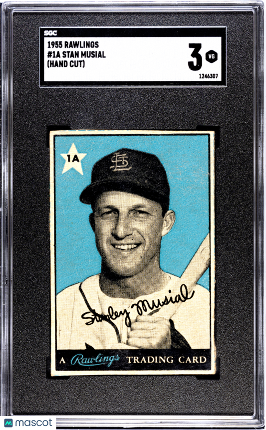 1955 Rawlings Stan Musial #1A SGC 3