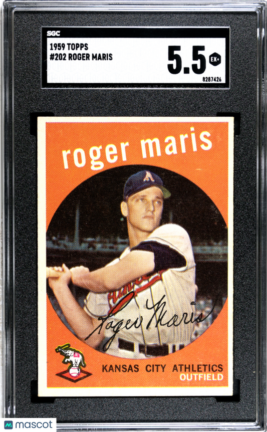 1959 Topps Roger Maris #202 SGC 5.5