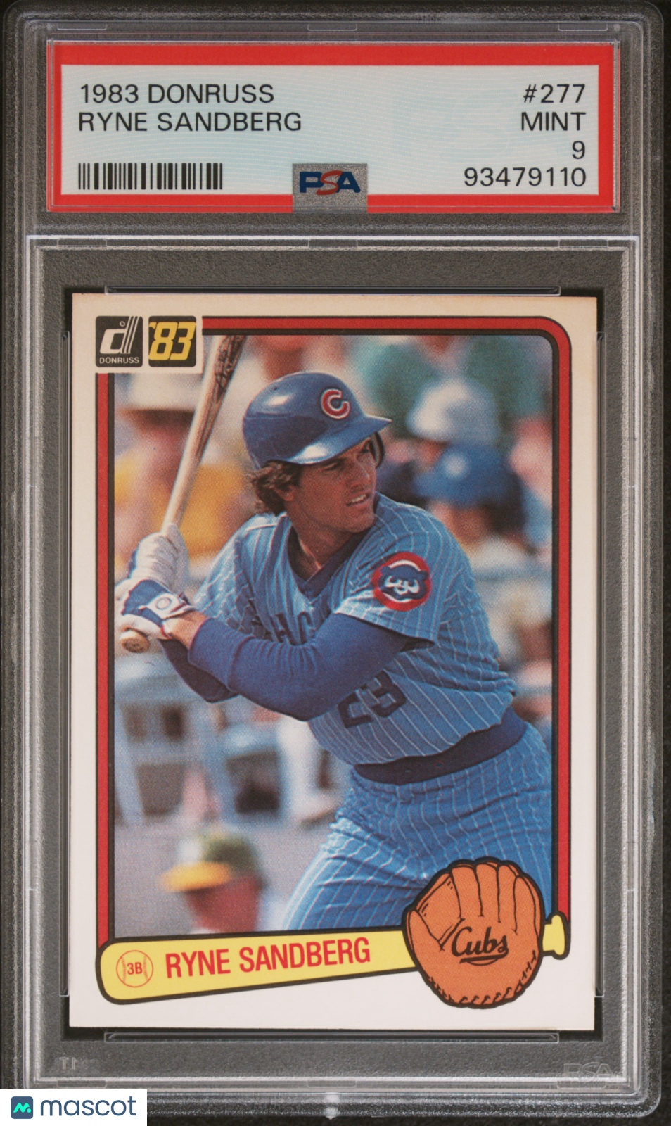 1983 Donruss Ryne Sandberg #277 PSA 9
