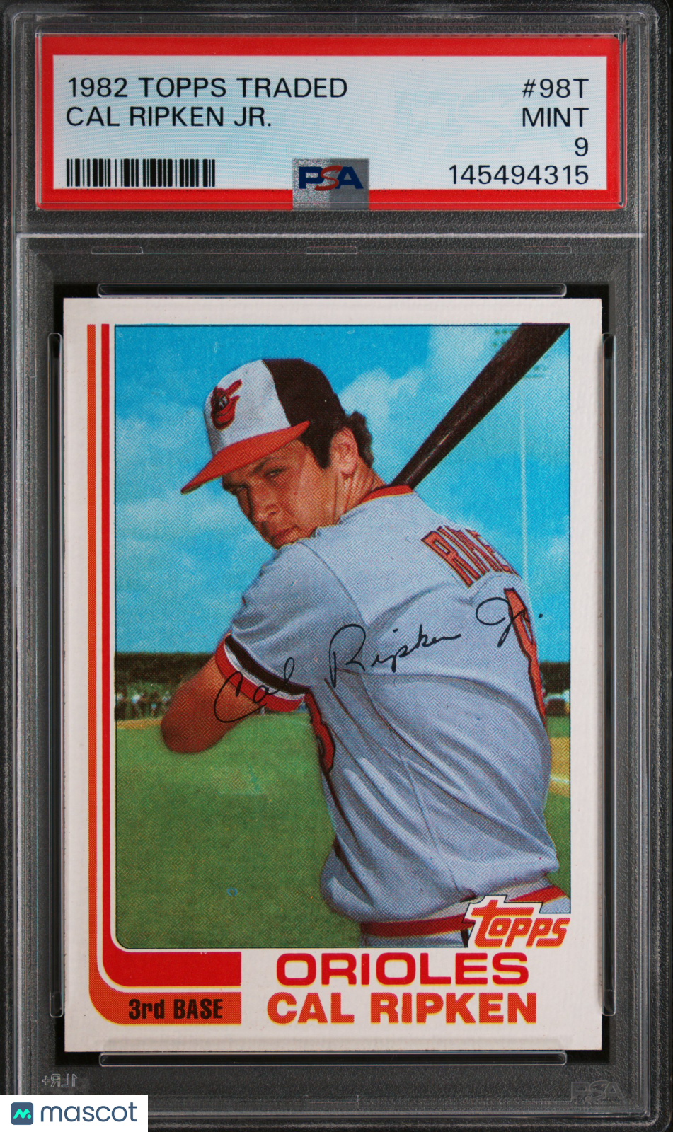 1982 Topps Traded Cal Ripken JR. #98T PSA 9