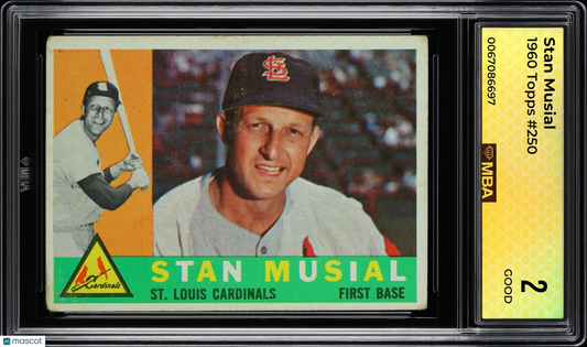 1960 Topps Stan Musial #250 MBA 2