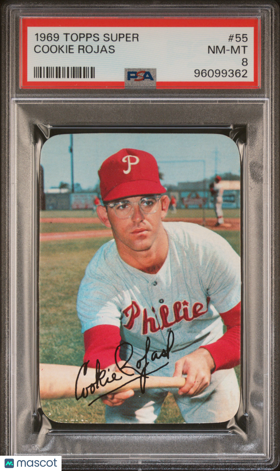 1969 Topps Super Cookie Rojas #55 PSA 8