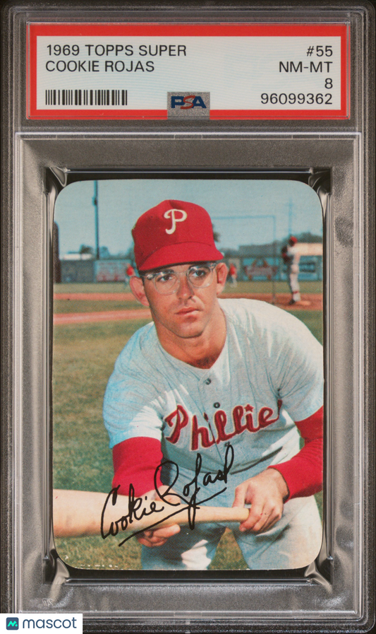 1969 Topps Super Cookie Rojas #55 PSA 8
