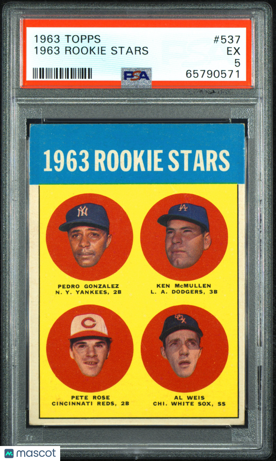 1963 Topps 1963 Rookie Stars #537 PSA 5