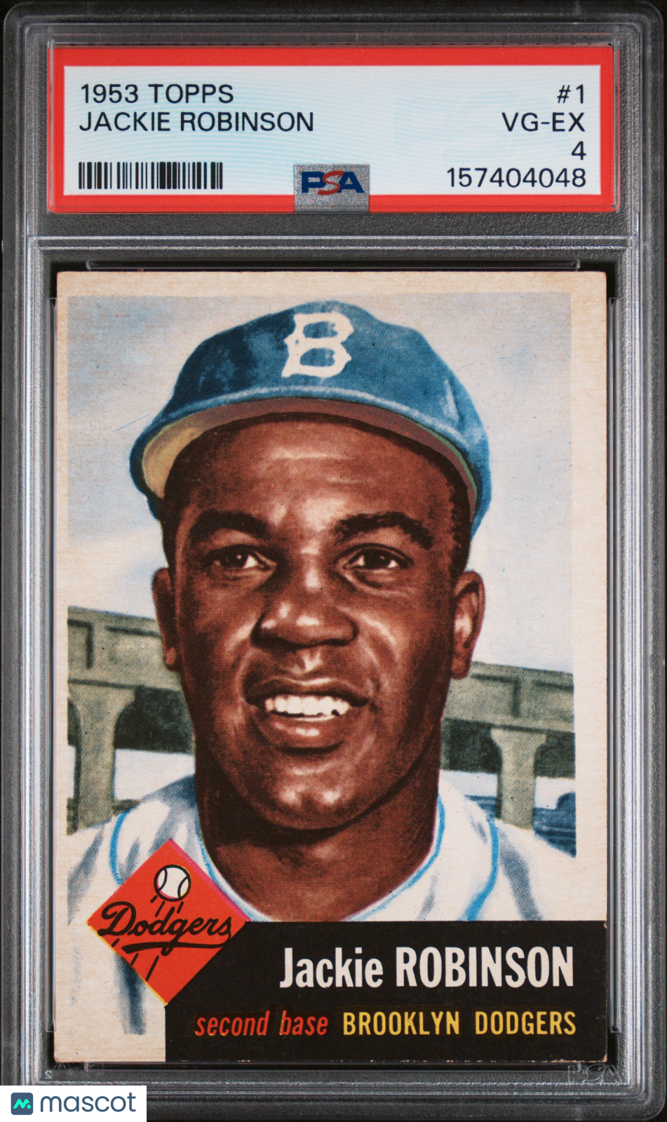 1953 Topps Jackie Robinson #1 PSA 4