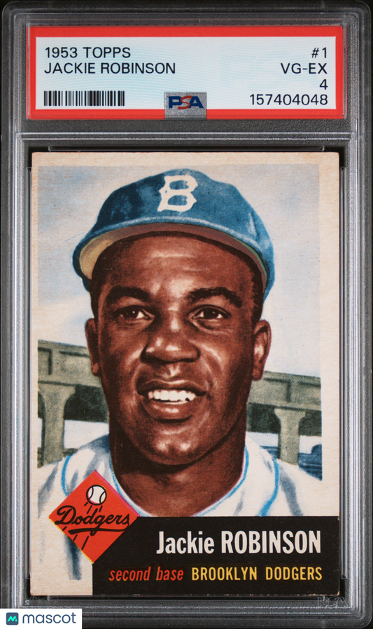 1953 Topps Jackie Robinson #1 PSA 4