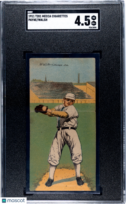1911 T201 Mecca Cigarettes Walsh Payne SGC 4.5