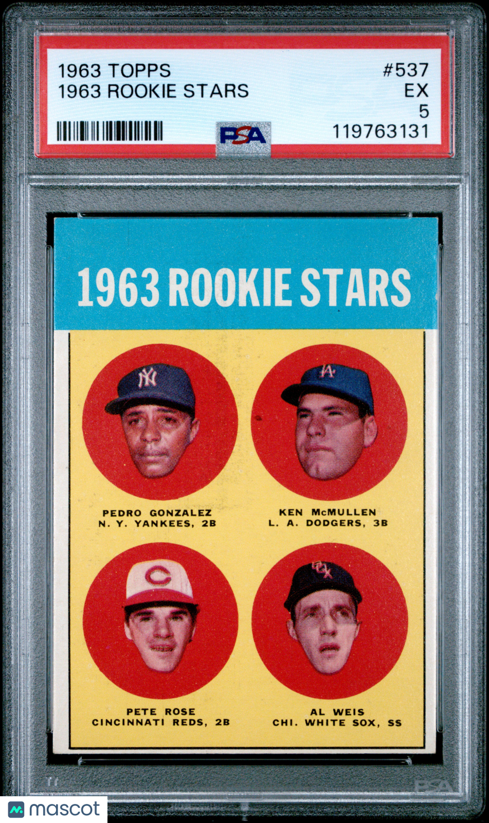 1963 Topps 1963 Rookie Stars #537 PSA 5