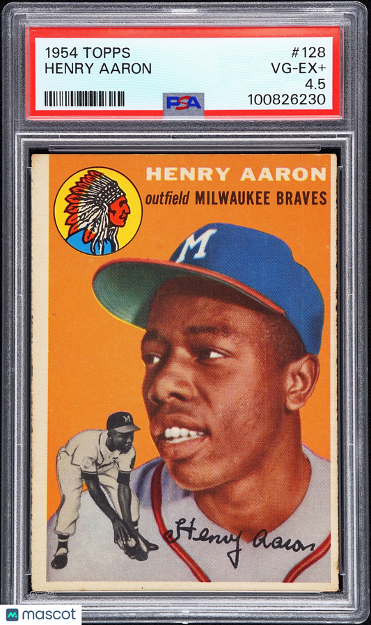 1954 Topps Henry Aaron #128 PSA 4.5