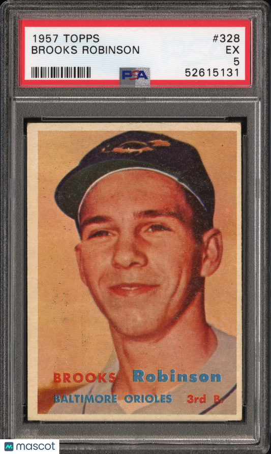 1957 Topps Brooks Robinson #328 PSA 5