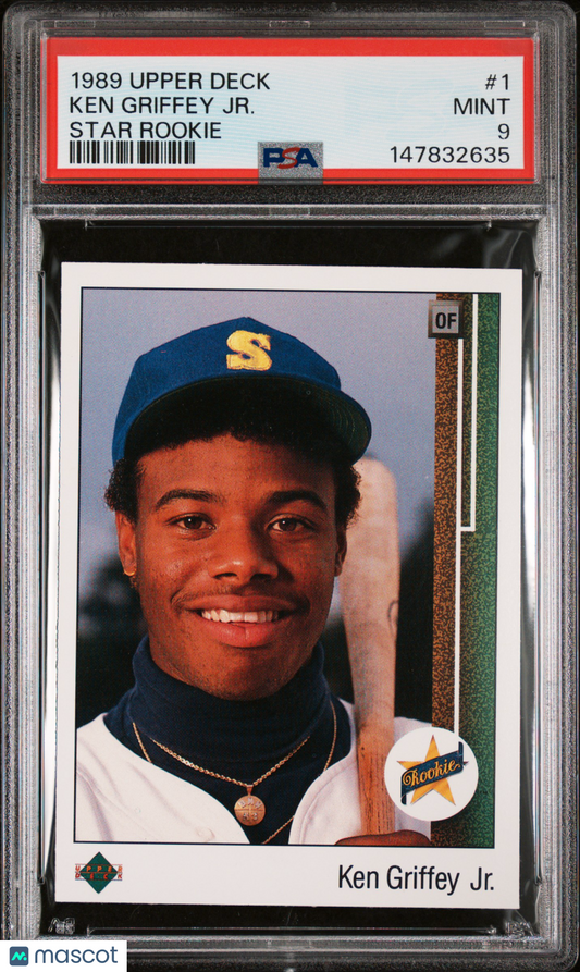 1989 Upper Deck Ken Griffey JR. #1 Star Rookie PSA 9