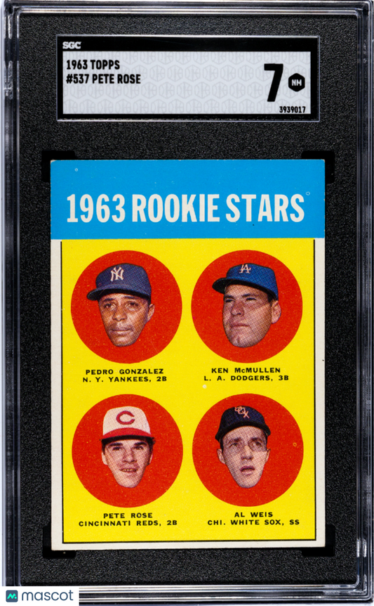1963 Topps Pete Rose #537 SGC 7