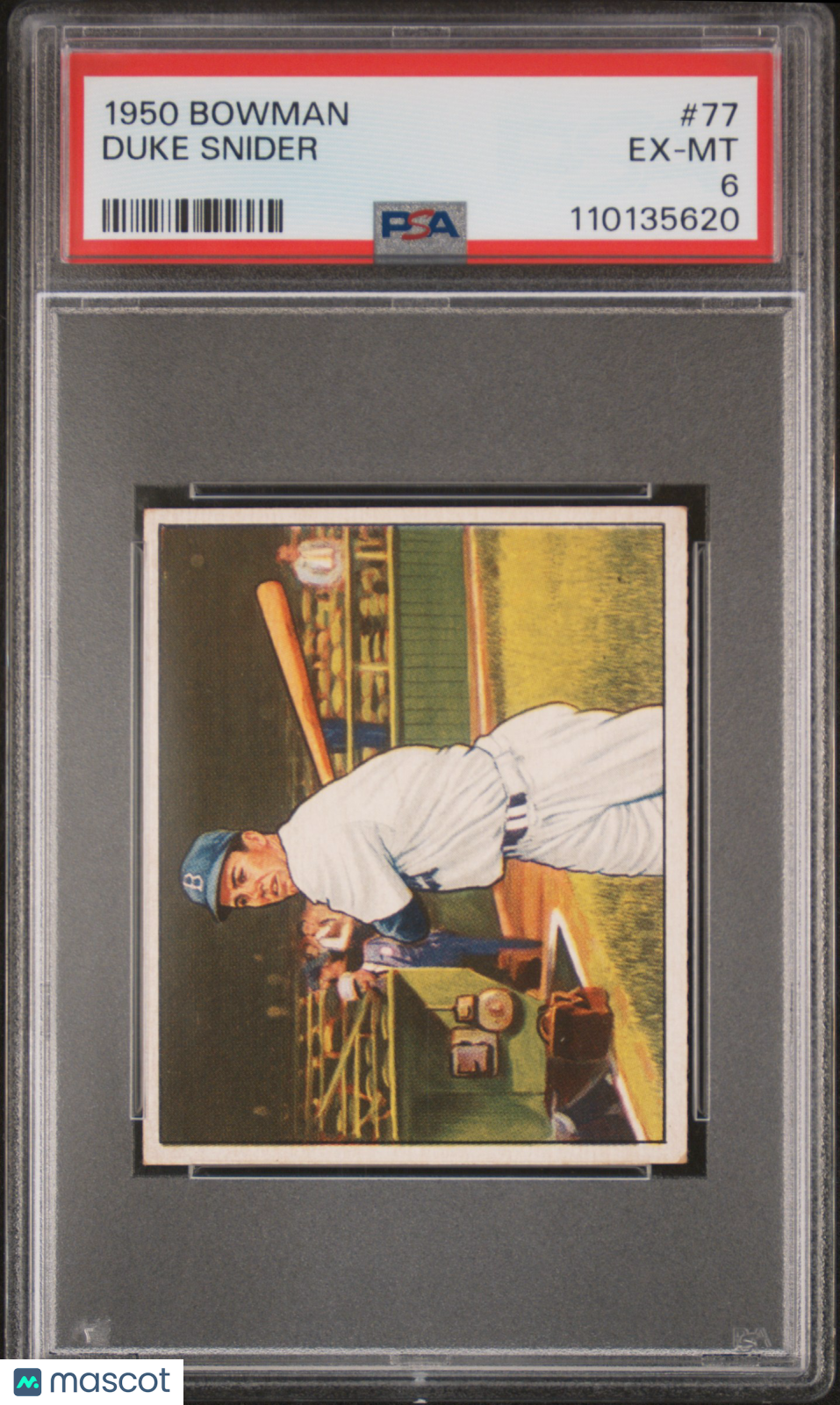 1950 Bowman Duke Snider #77 PSA 6