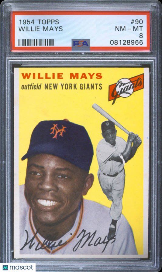 1954 Topps Willie Mays #90 PSA 8