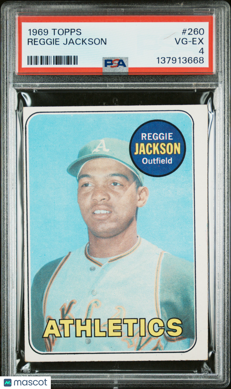 1969 Topps Reggie Jackson #260 PSA 4
