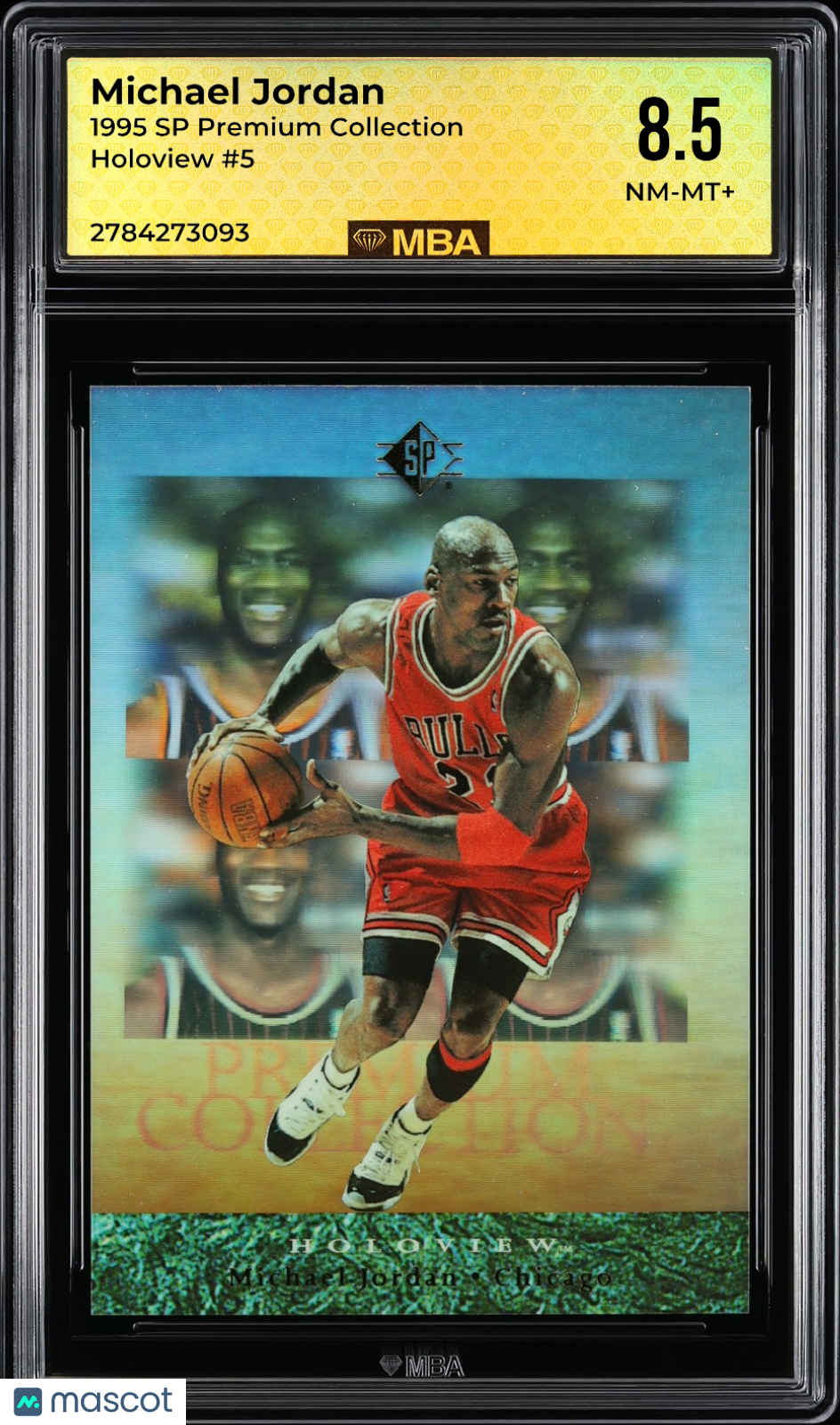 1995 SP Premium Collection Holoview Michael Jordan #5 MBA 8.5