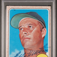 1968 Topps Eddie Mathews #58 PSA 4 Auto 9