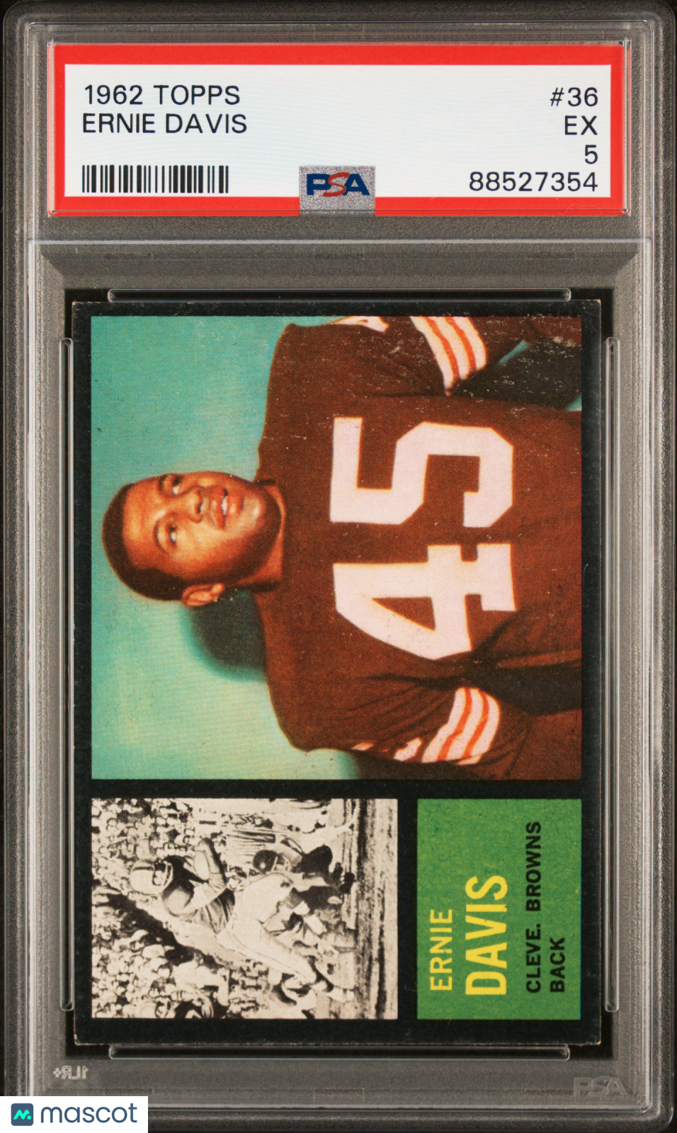 1962 Topps Ernie Davis #36 PSA 5