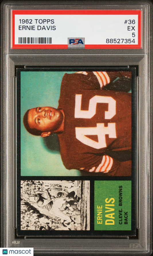 1962 Topps Ernie Davis #36 PSA 5