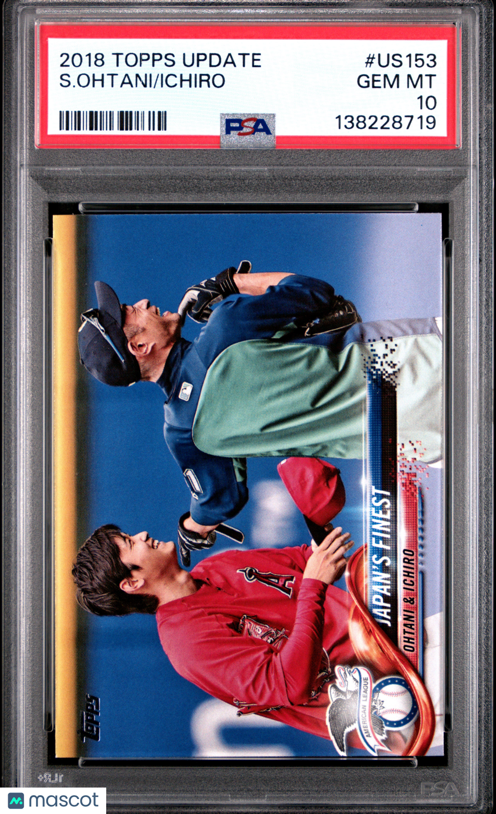 2018 Topps Update Ichiro S. Ohtani #US153 PSA 10