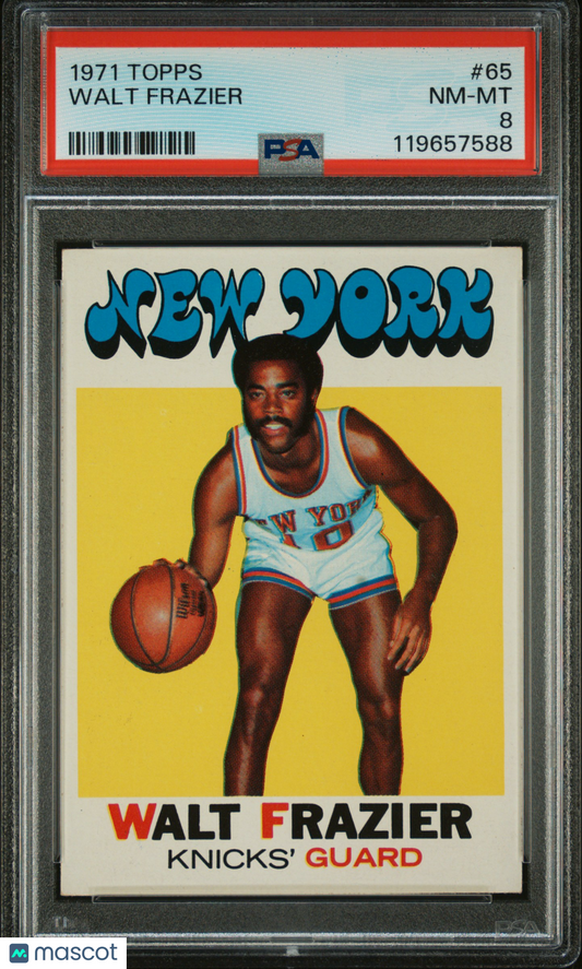 1971 Topps Walt Frazier #65 PSA 8