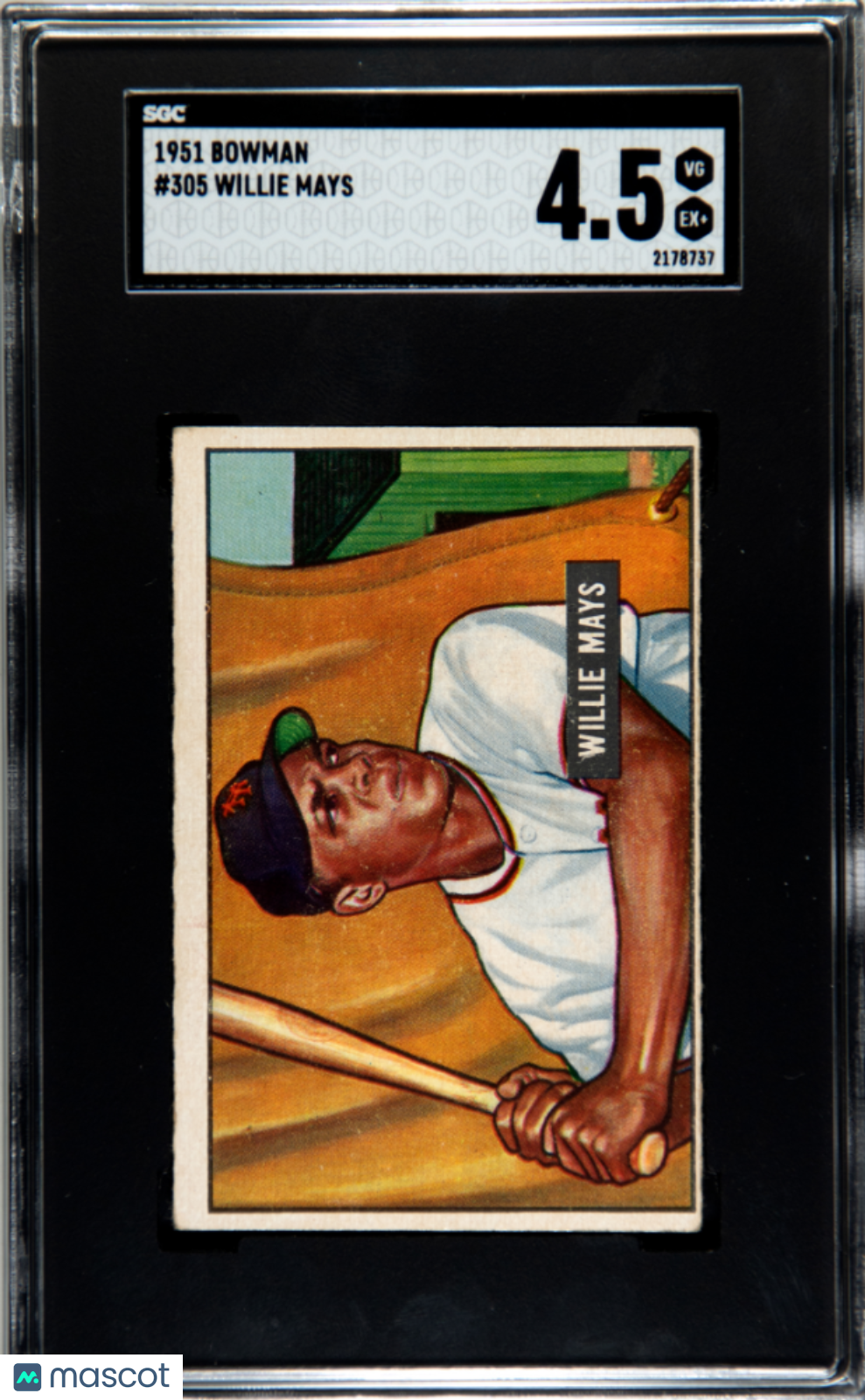 1951 Bowman Willie Mays #305 SGC 4.5