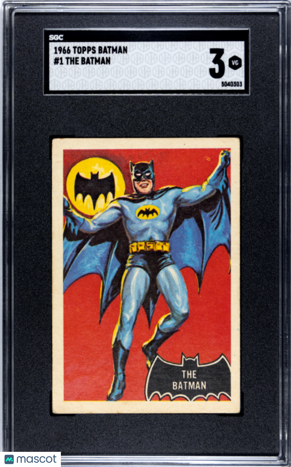 1966 Topps Batman The Batman #1 SGC 3