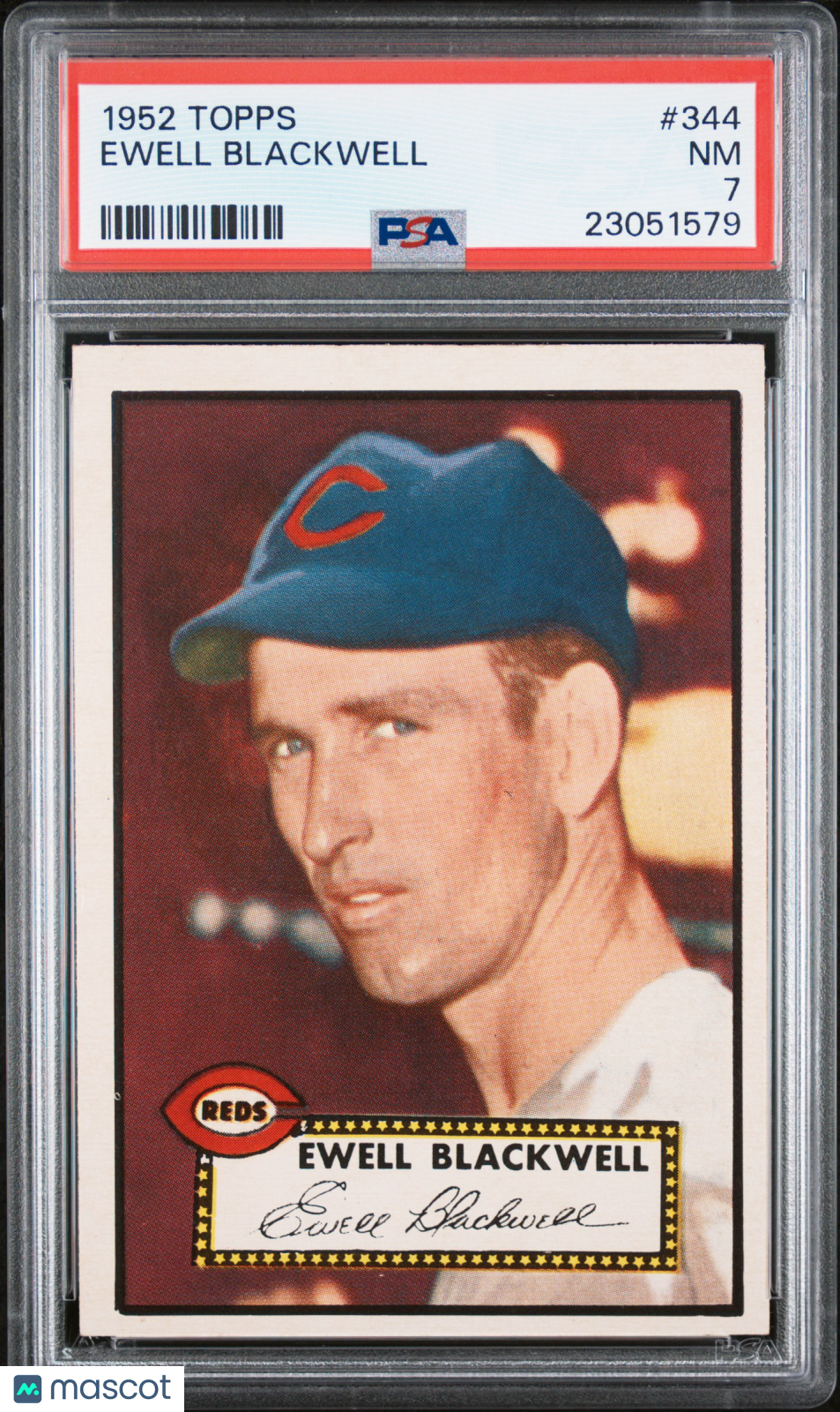 1952 Topps Ewell Blackwell #344 PSA 7