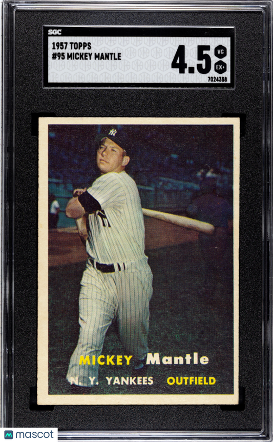 1957 Topps Mickey Mantle #95 SGC 4.5